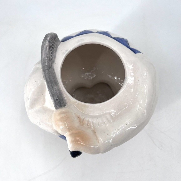 Vintage Unique San Miguel Ceramic Golfer Man Cookie Jar Canister Golf Home Decor - Picture 8 of 12